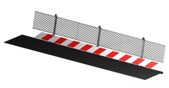 Carrera Digital 124 / 132 Fangzaun Schutzzaun 2 Meter 21142